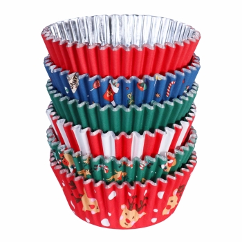 Cupcake Baking Cases - Santa Mix